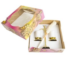 Zlatni set papinskih božićnih pjesama 17 cm
