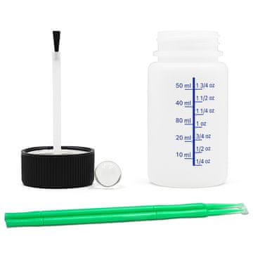 50 ml HDPE plastična boca s kistom i štapićima za popravak 50 ml e-lakirnik
