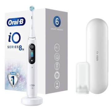Oral-B iO 8N, White Alabaster, Električna četkica za zube