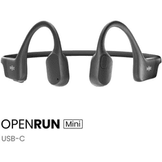 SHOKZ OpenRun Mini USB-C, crne, Bežične slušalice 