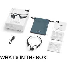 SHOKZ OpenRun Mini USB-C, crne, Bežične slušalice 