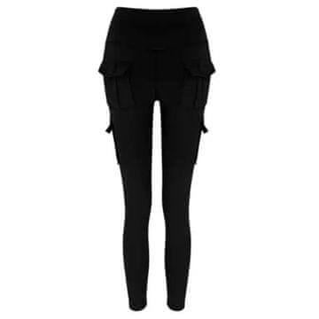 VIVVA® Cargo tajice s džepovima – visoki struk, rastezljive, za jogu i fitness | CARGOFIT