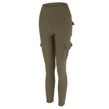 VIVVA® Cargo tajice s džepovima – visoki struk, rastezljive, za jogu i fitness | CARGOFIT