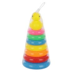 LandToys LT380 Montessori piramidalna slagalica s krugom u obliku patke