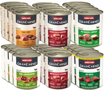 Animonda Mokra hrana za pse GranCarno Adult MIX okusa 24 x 800 g