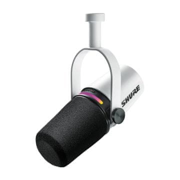 Shure Shure MV7+-W vokalni mikrofon XLR/USB-C, bijeli