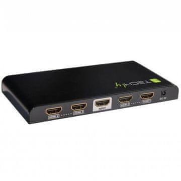 slomart Techly IDATA HDMI-4K4 HDMI razdjelnik, 4-portni, 4K*2K, crni