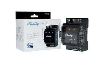 slomart Shelly Qubino Wave Pro 3 3-kanalni Z-wave DIN relej
