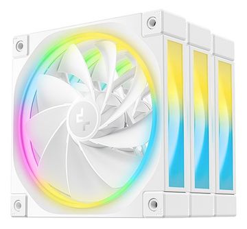 DEEPCOOL DeepCool FL12R WH-3 IN 1 ventilator za kućište 12 cm bijeli