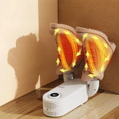 Cool Mango sušilo za cipele i obuću s toplim zrakom, vremenskim gumbom i 130W - Dryshoe