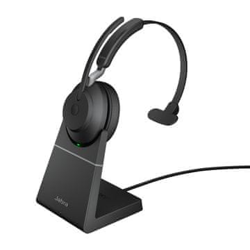 Jabra Jabra Evolve2 65 USB-A UC Mono slušalice s postoljem za punjenje, crna