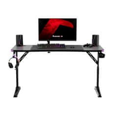 Huzaro Hero 3.6 rgb crni igraći stol