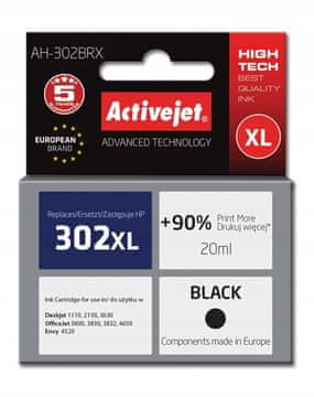 ActiveJet tinta za HP 302XL F6U68AE reg AH-302BRX