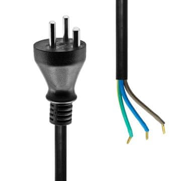 ProXtend Danska kabel za napajanje otvorenog kraja 10,3 m crne boje, PC-KOE-010