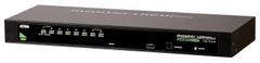 Aten 8-portni USB/PS2 KVM, kombinirana konzola, 2048x1536, kaskadno povezivanje na 2 razine, emitiranje, višeplatformska, CS1308-AT-G