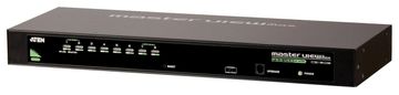 Aten 8-portni USB/PS2 KVM, kombinirana konzola, 2048x1536, kaskadno povezivanje na 2 razine, emitiranje, višeplatformska, CS1308-AT-G