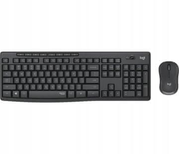 Logitech MK295 tiha bežična kombinacija, 920-009794