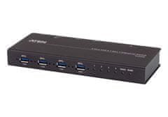 Aten industrijski USB 3.1 Gen1 4-portni preklopnik, US3344I-AT