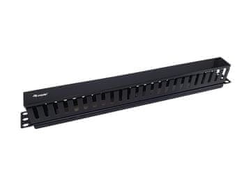 Equip Ploča za upravljanje kabelima za 19" rack, crna, 327314