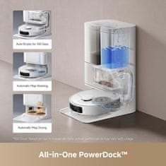 Dreame D20 Ultra robotski usisavač, bijel