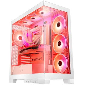 Modecom Modecom Volcano SPACE APEX ARGB Midi Tower PC kućište, bijelo