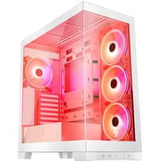 Modecom Modecom Volcano SPACE APEX ARGB Midi Tower PC kućište, bijelo