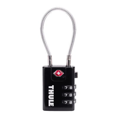 TSA Cable Lock ključavnica, črna