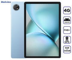 Blackview ZENO 10 tablet, 27,94 cm (11), 8 GB + 256 GB, IPS FHD+, Android, plava + maskica, pribor
