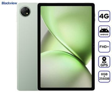 Blackview ZENO 10 tablet, 27,94 cm (11"), 8 GB + 256 GB, IPS FHD+, Android, zeleni + maskica, pribor
