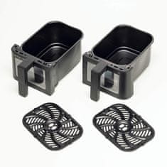 Ariete Cvrtnik na vroči zrak 9L z dvema košarama in steklenim okencem