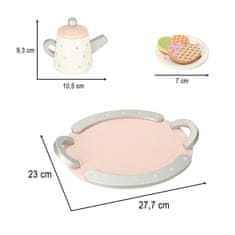 MG Tea Time dječji drveni čajni set, ružičasti