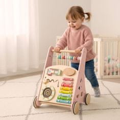 MG Walker drvena hodalica s aktivnostima, ružičasta