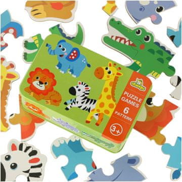 MG Fun Set puzzle safari, 6 uzoraka