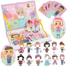 MG Magnetic Book magnetske puzzle, dolls