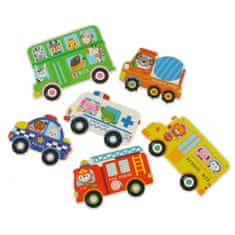 MG Fun Set puzzle prometna vozila, 6 uzoraka