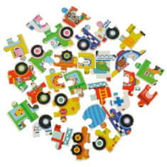 MG Fun Set puzzle prometna vozila, 6 uzoraka