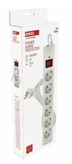 EMOS P54217 zaštita od prenapona – 6 utičnica, 5 m, bijela