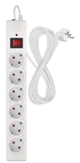 EMOS P54217 zaštita od prenapona – 6 utičnica, 5 m, bijela