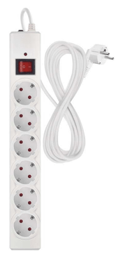EMOS P54217 zaštita od prenapona – 6 utičnica, 5 m, bijela