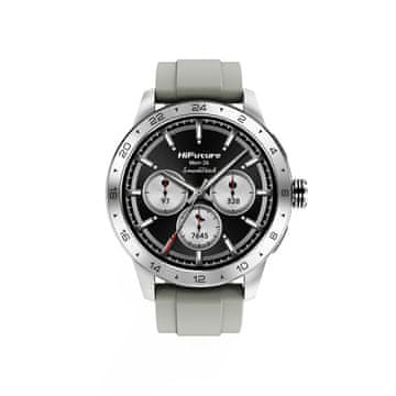 HiFuture Pametni sat Flex 2, srebrne boje