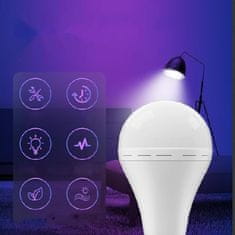 HOME & MARKER® Punjive LED žarulje za nestanak struje – 850 lm, 6500K dnevno svjetlo, do 5 h rada, set 4 kom | EVOBULBS