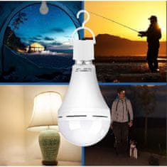 HOME & MARKER® Punjive LED žarulje za nestanak struje – 850 lm, 6500K dnevno svjetlo, do 5 h rada, set 4 kom | EVOBULBS