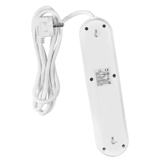 Maclean Splitter produžetak MACLEAN MCE394W sa 3 utičnice + 3xUSB, 1.5m, bijeli