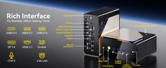 GMKtec Mini PC GMKtec EVO T1 Intel Ultra 9 285H 64GB RAM + 2TB SSD WIN 11 Pro