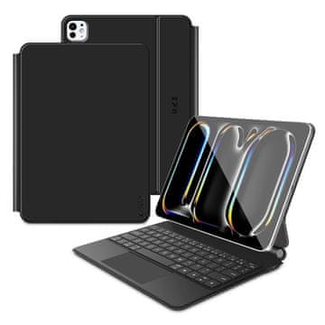 Tech-protect Smartcase Keyboard maskica s tipkovnicom za iPad Pro 11'' 5-6gen 2024-2025, crno