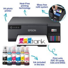 Epson EcoTank L8050 inkjet pisač, A4, Wi-Fi, crni (C11CK37402)