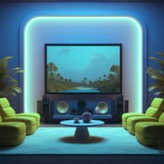 Ksix KSIX, SmartLED Neonska traka 5 m, rezljiva, 4300 lm, sinkronizacija glazbe, RGB