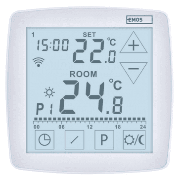 EMOS P56S01 sobni žični WiFi GoSmart termostat s programiranjem