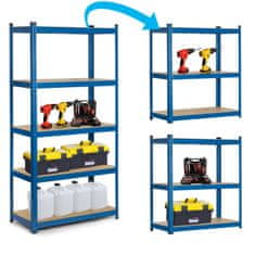 Humberg Metalna polica za odlaganje 180 x 90 x 40 cm 4848