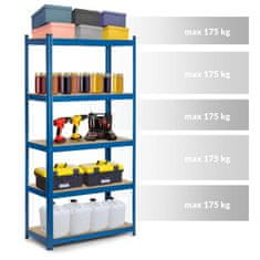 Humberg Metalna polica za odlaganje 180 x 90 x 40 cm 4848